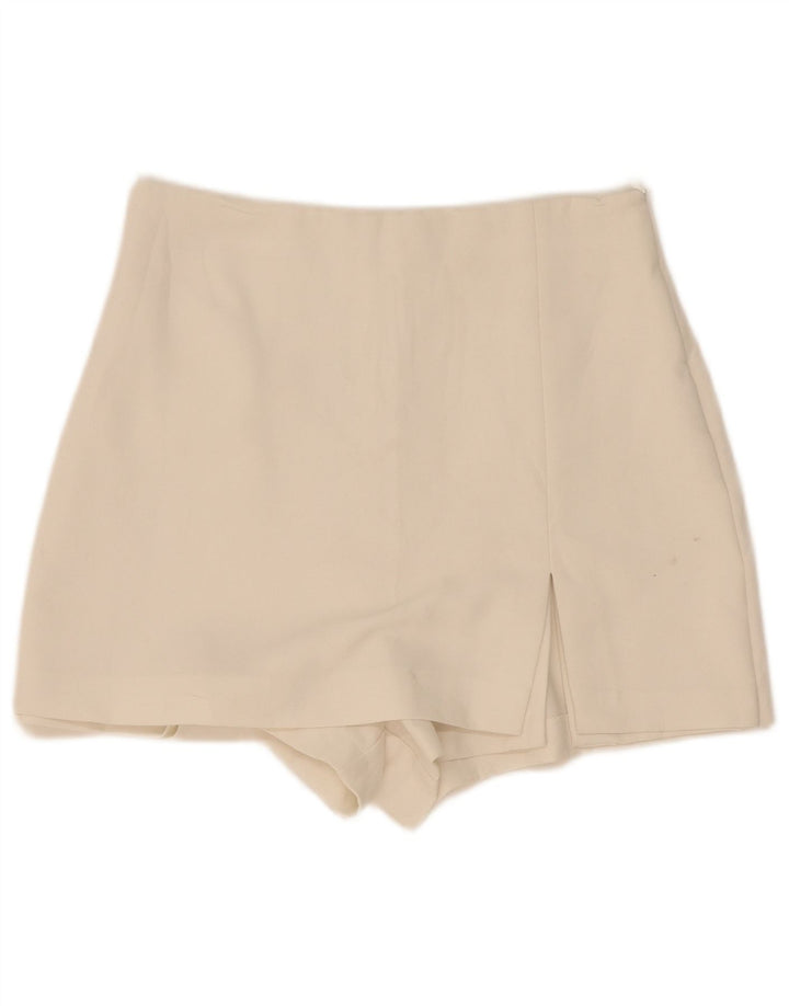 Zara Femme Jupe-short Hot Pants Medium W28 Blanc