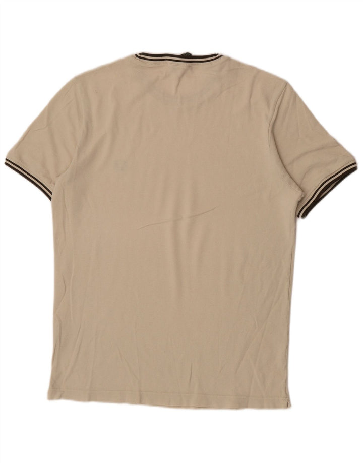 Fred Perry T-Shirt Homme Petit Beige Coton