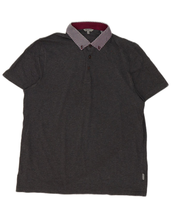 Ted Baker Polo Homme Taille 4 Grand Gris
