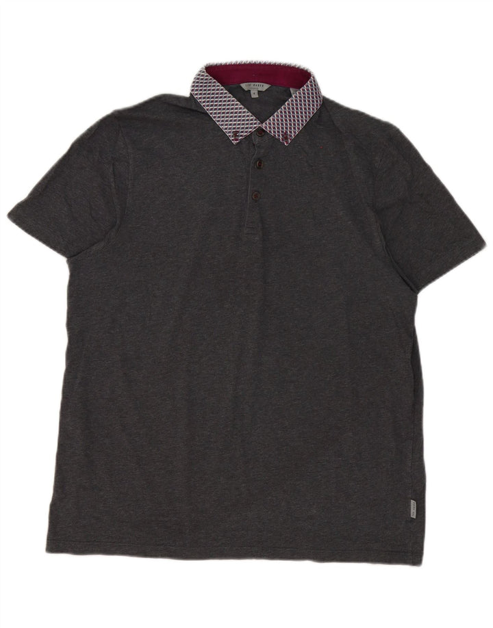 Ted Baker Polo Homme Taille 4 Grand Gris