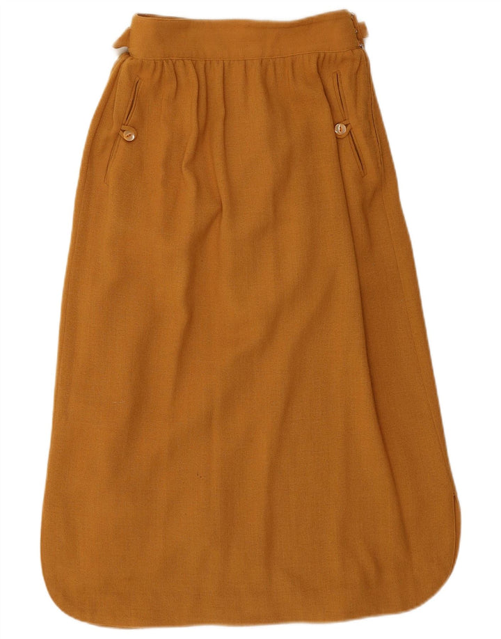 LAMBERS Jupe Midi Femme IT 42 Moyen W28 Marron