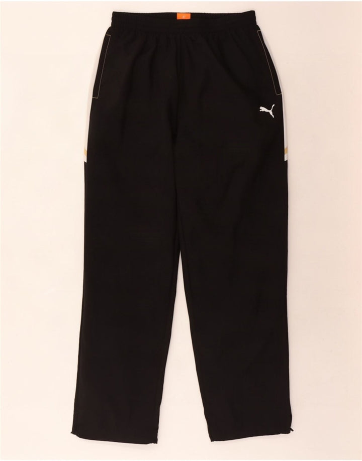 Puma Pantalon de survêtement pour homme Large Noir Colorblock Polyester