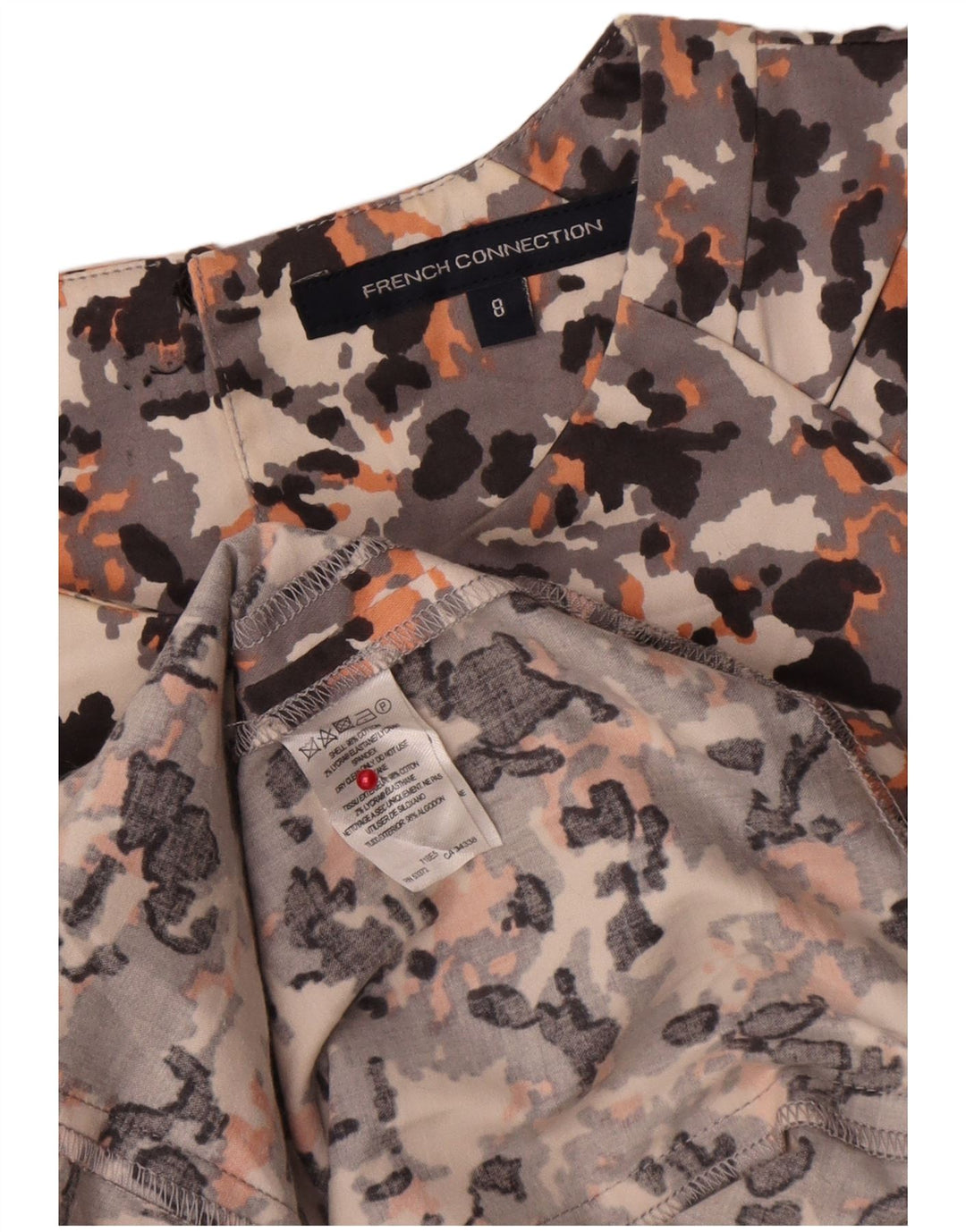 French Connection Robe fourreau pour femme UK 8 Small Multicolore Floral