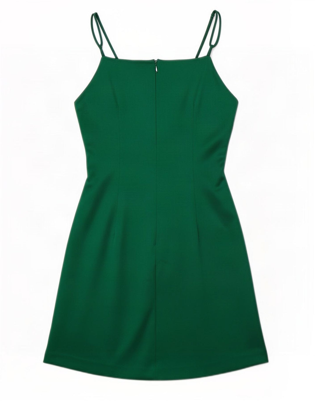 Zara Femme Slip Dress UK 8 Small Vert Polyester
