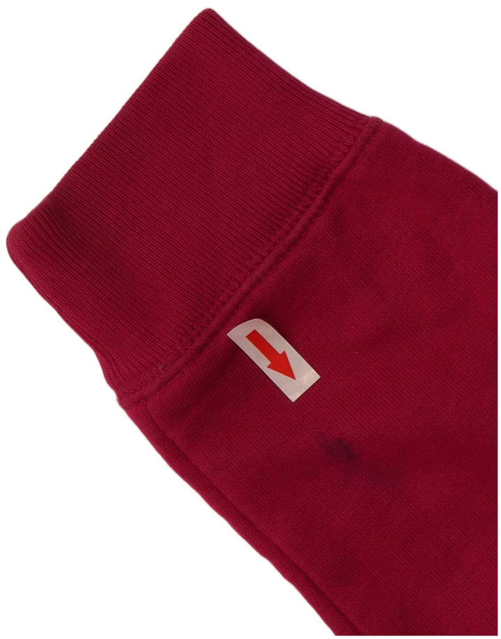 NIKE Pull à capuche graphique pour femme UK 16 Grand coton rose