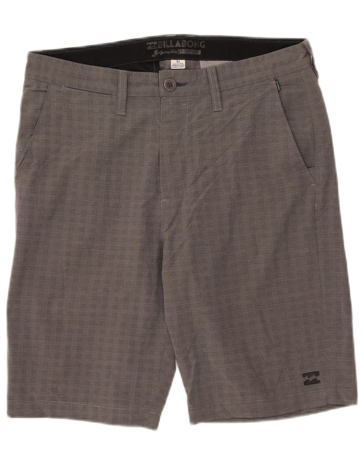 Billabong Short Chino Homme W32 Gris Moyen à Carreaux