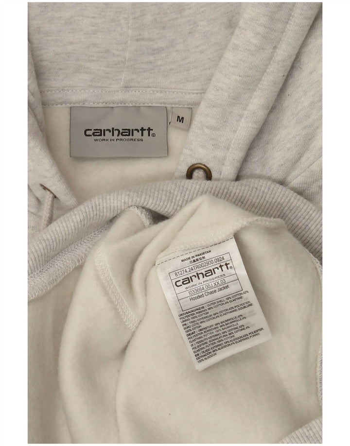 Carhartt Sweat à capuche zippé pour homme en coton gris moyen
