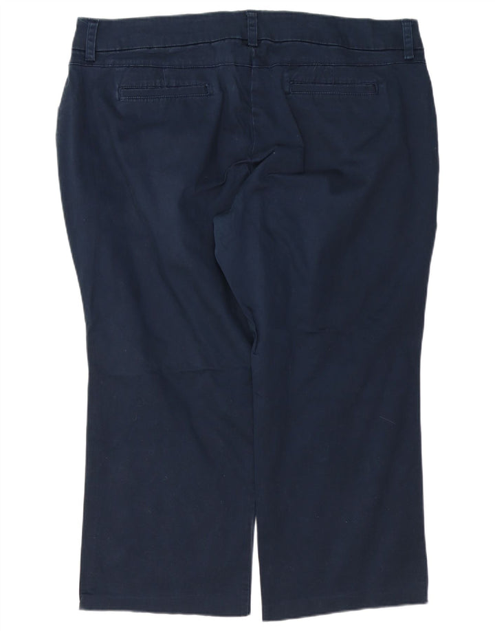 LEE Pantalon décontracté droit pour femme US 20 3XL W40 L27 Bleu marine