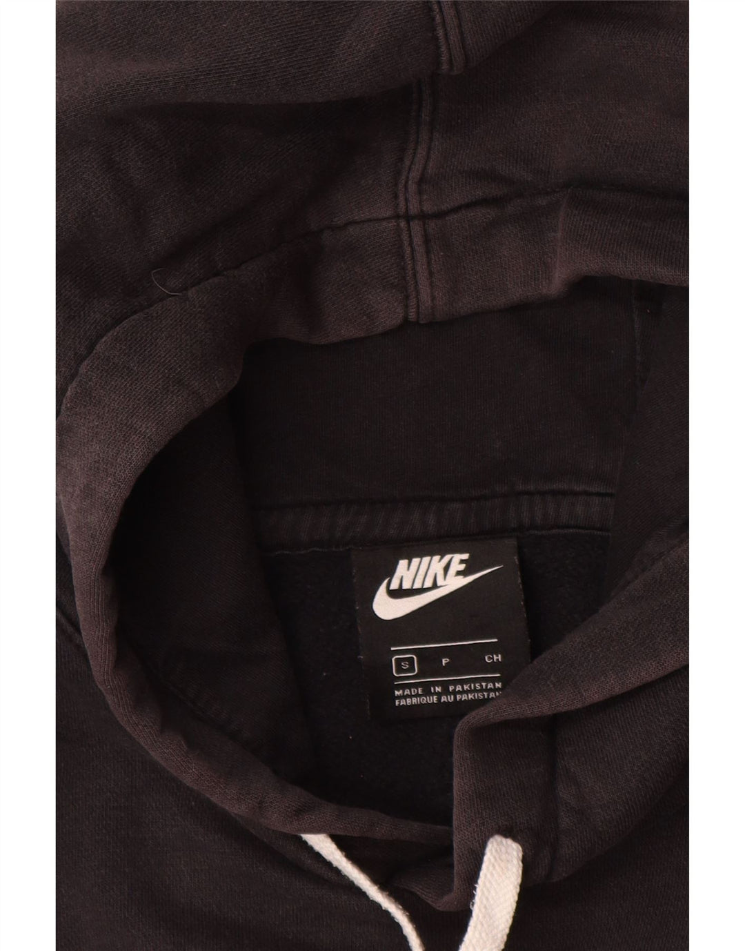 Nike Pull à capuche graphique pour homme Petit coton noir