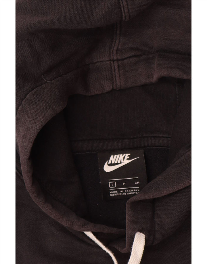 Nike Pull à capuche graphique pour homme Petit coton noir