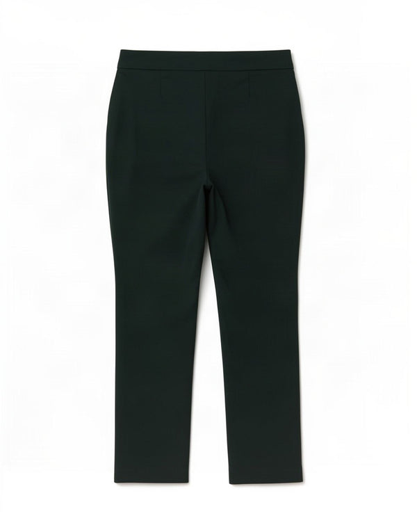 Marks & Spencer Pantalon décontracté slim pour femme UK 12 Medium W30 L26 Vert