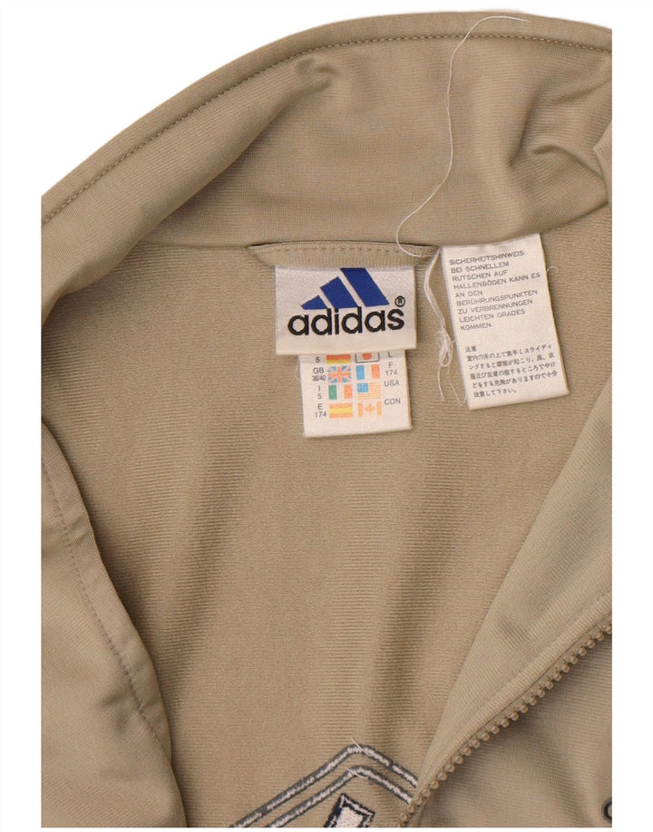 Adidas Veste de survêtement pour homme UK 38/40 Gris moyen Colourblock Polyester