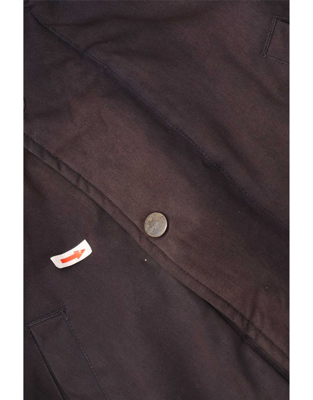 Carhartt Veste coupe-vent à capuche pour homme UK 36 Small Bleu marine Polyester
