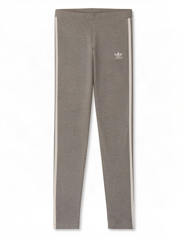 Adidas Leggings Femme UK 6 XS Gris Coton