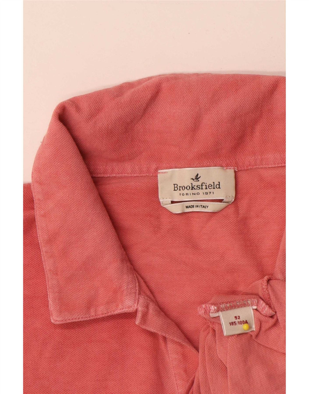 Brooksfield Polo Homme IT 52 Large Rouge