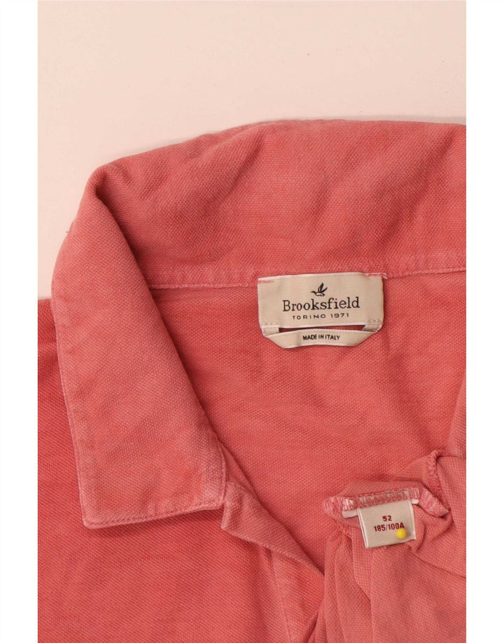 Brooksfield Polo Homme IT 52 Large Rouge