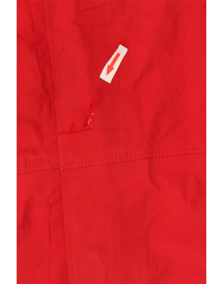 Columbia Veste de pluie à capuche Titanium pour homme UK 38 Rouge moyen Polyester