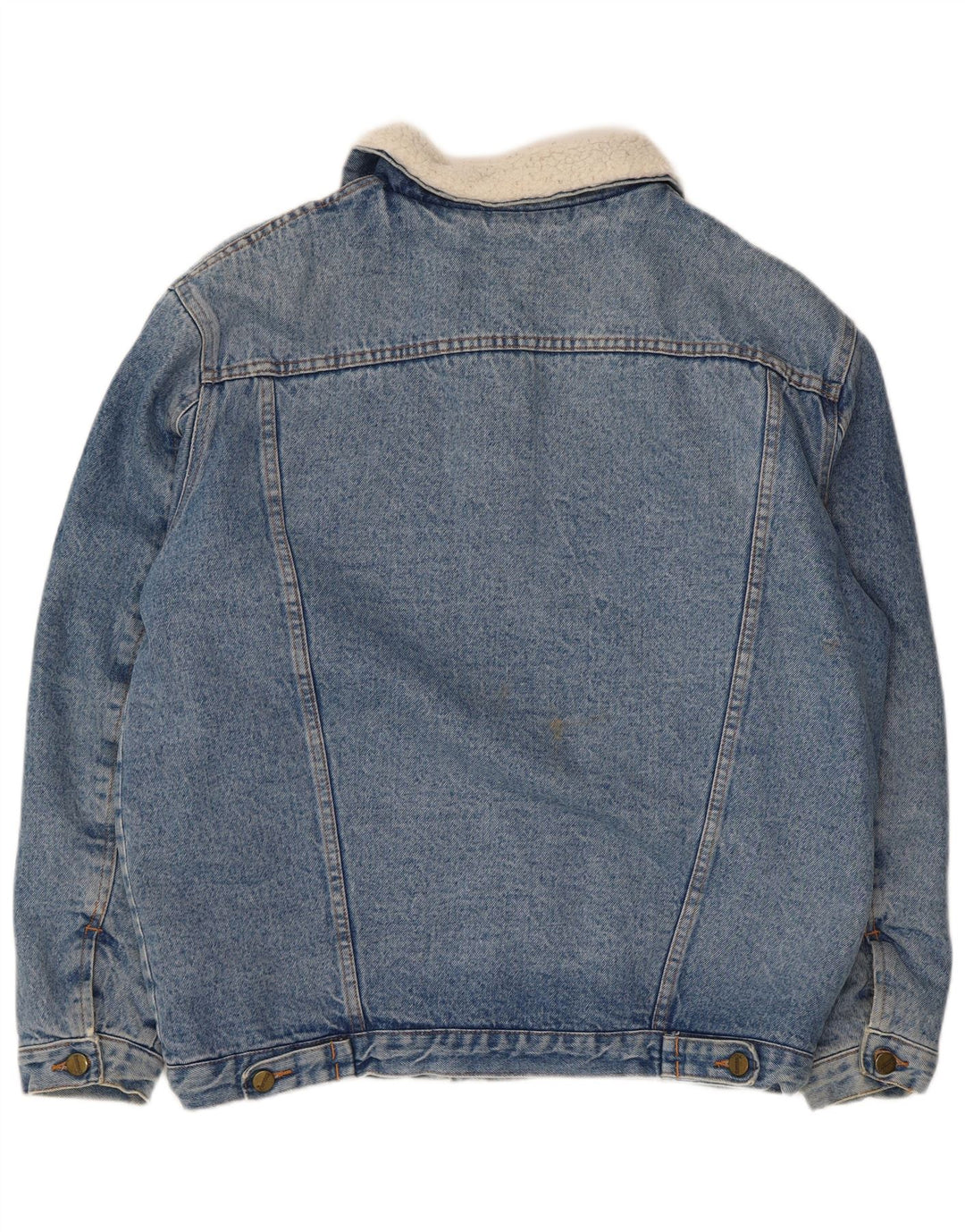 Romano Veste en Jean Sherpa Homme UK 42 XL Bleu Polyester