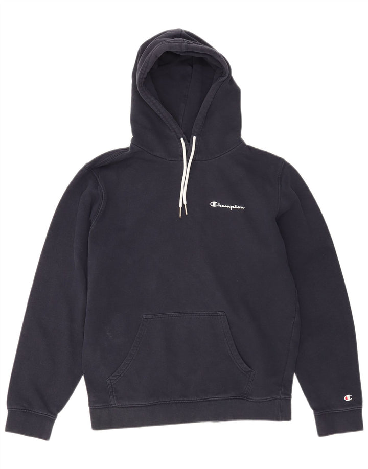 Champion Pull à Capuche Homme Bleu Marine Moyen Coton