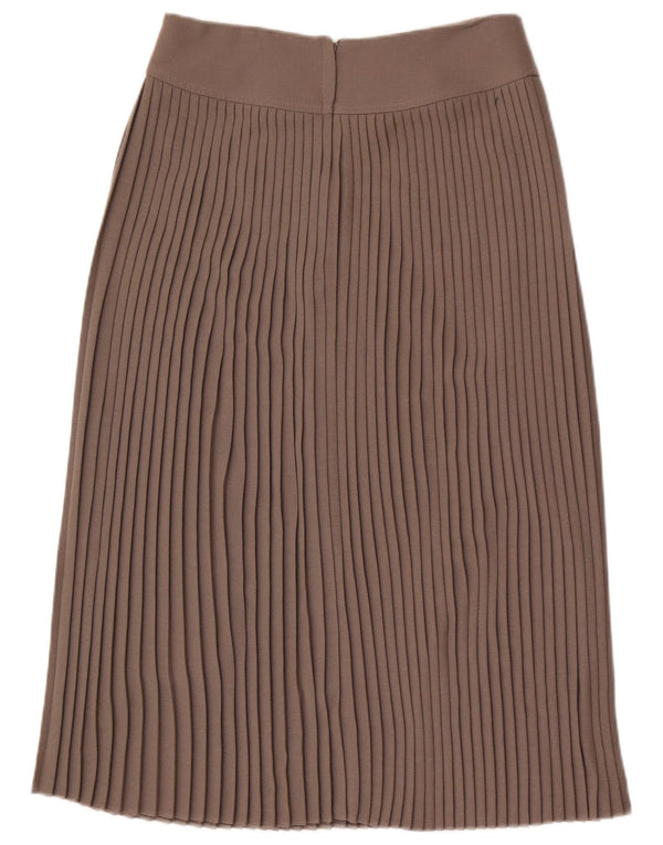 St Michael Jupe plissée taille haute pour femme UK 14 Medium W28 Gris
