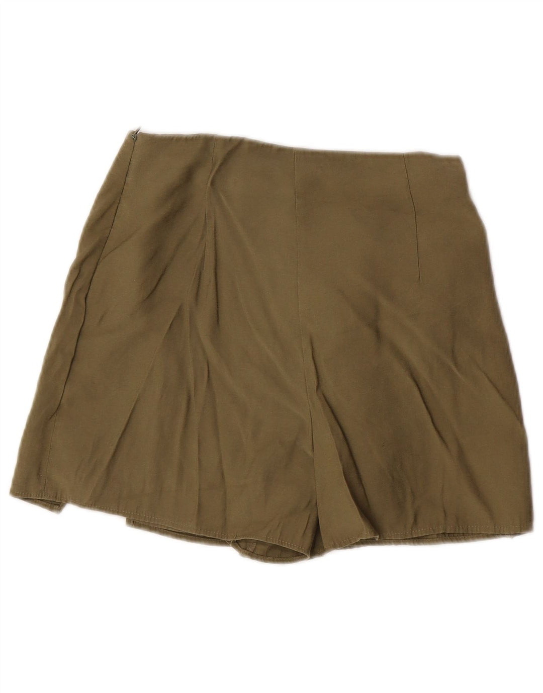 Zara Short décontracté pour femme Petit W26 Kaki Modal