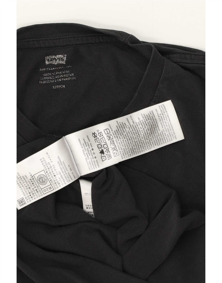 Levi's T-Shirt Graphique Homme Petit Noir Coton
