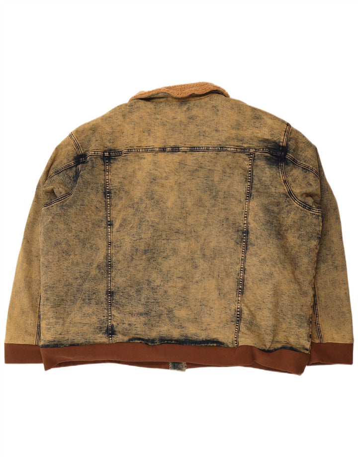 EMP Veste en jean pour homme UK 60 5XL Marron Coton