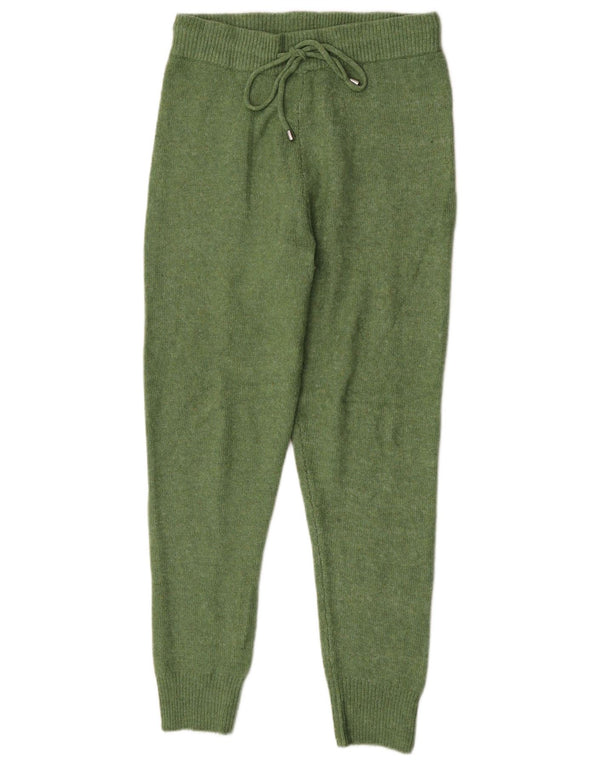 Marks & Spencer Pantalon de survêtement en tricot pour femme UK 10 Small Vert