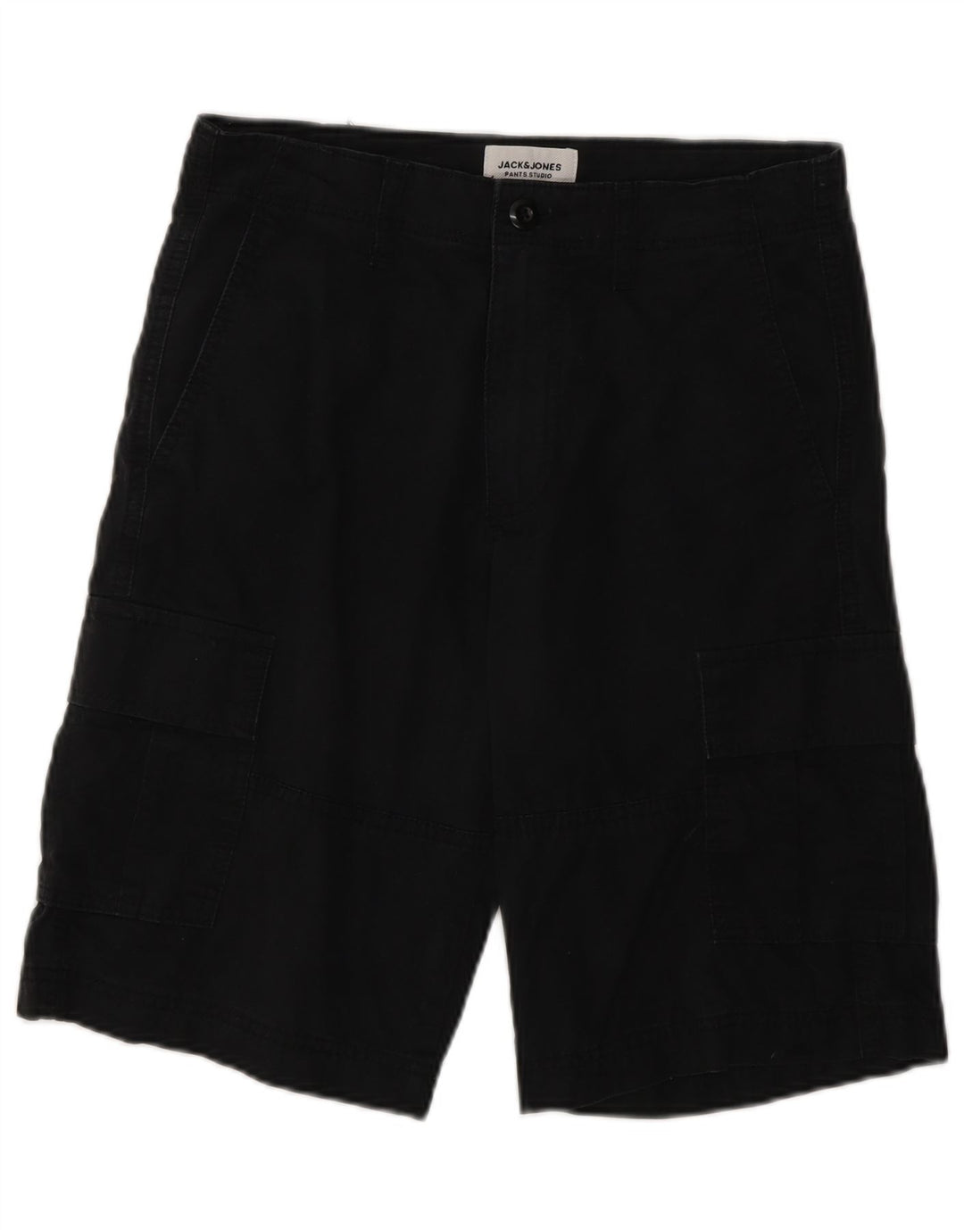 Jack & Jones Short Cargo Homme XS W26 Noir Coton