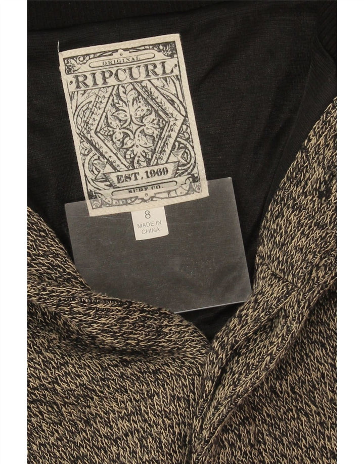 Rip Curl Cardigan coupe décontractée pour femme US 8 moyen bleu marine moucheté
