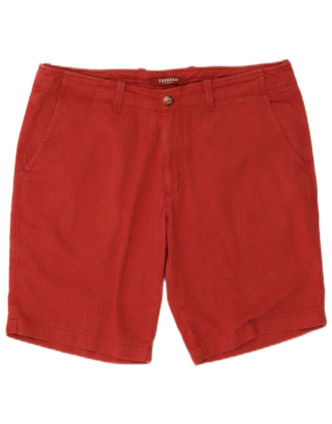 Carrera Short Chino Homme IT 52 XL W36 Rouge Coton