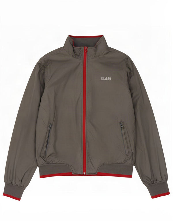 Slam Veste de survêtement coupe régulière pour homme UK 36 Petit Gris Polyester