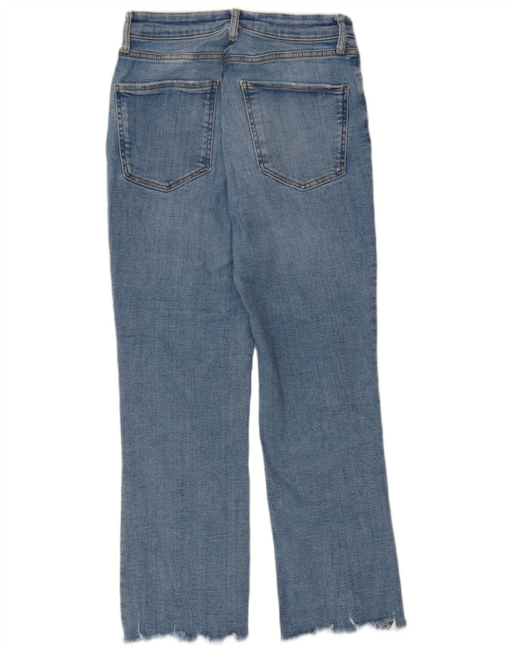 Zara Jean court droit pour femme EU 38 Small W28 L26 Bleu