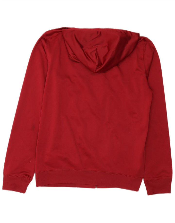 Carhartt Pull à capuche zippé pour femme UK 16 Large Rouge Polyester