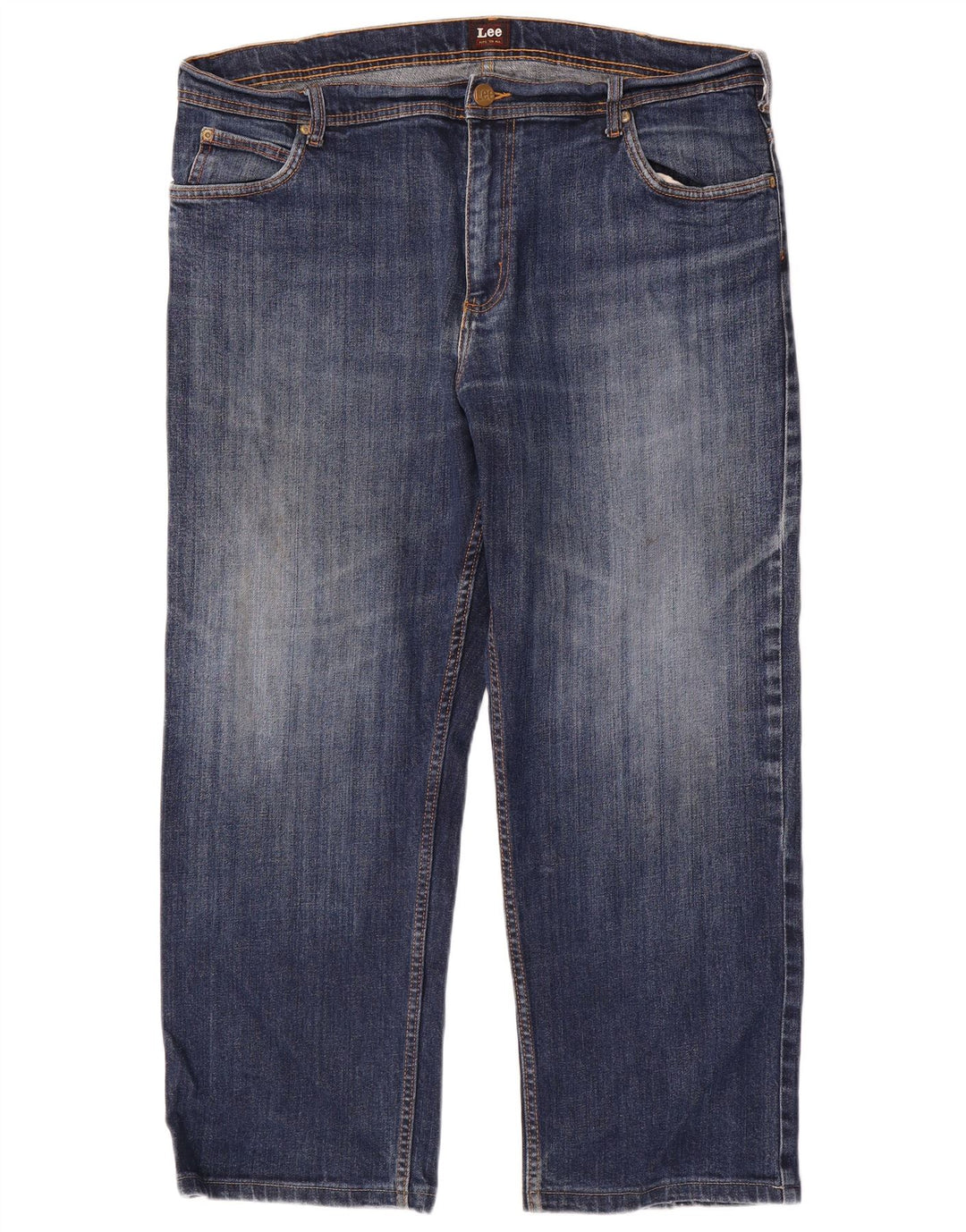 Lee Jean Droit Brooklyn W40 L27 Homme Bleu Coton