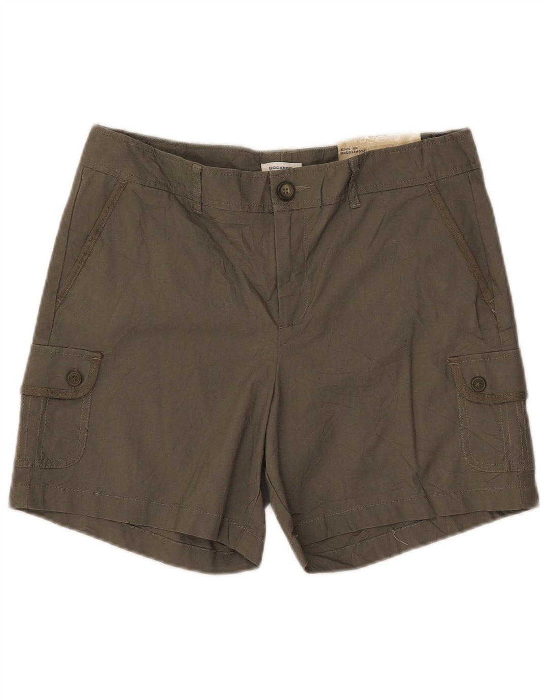 Dockers Short cargo extensible pour femme US 10 Large W32 Coton kaki