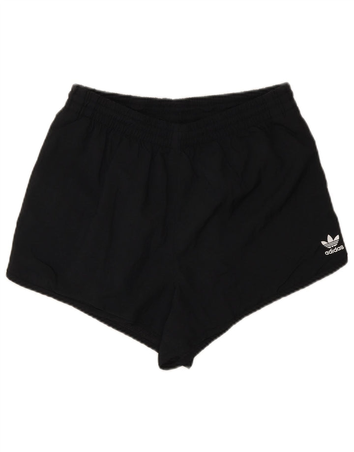 Adidas Short de sport pour femme UK 12 Medium Noir Polyester