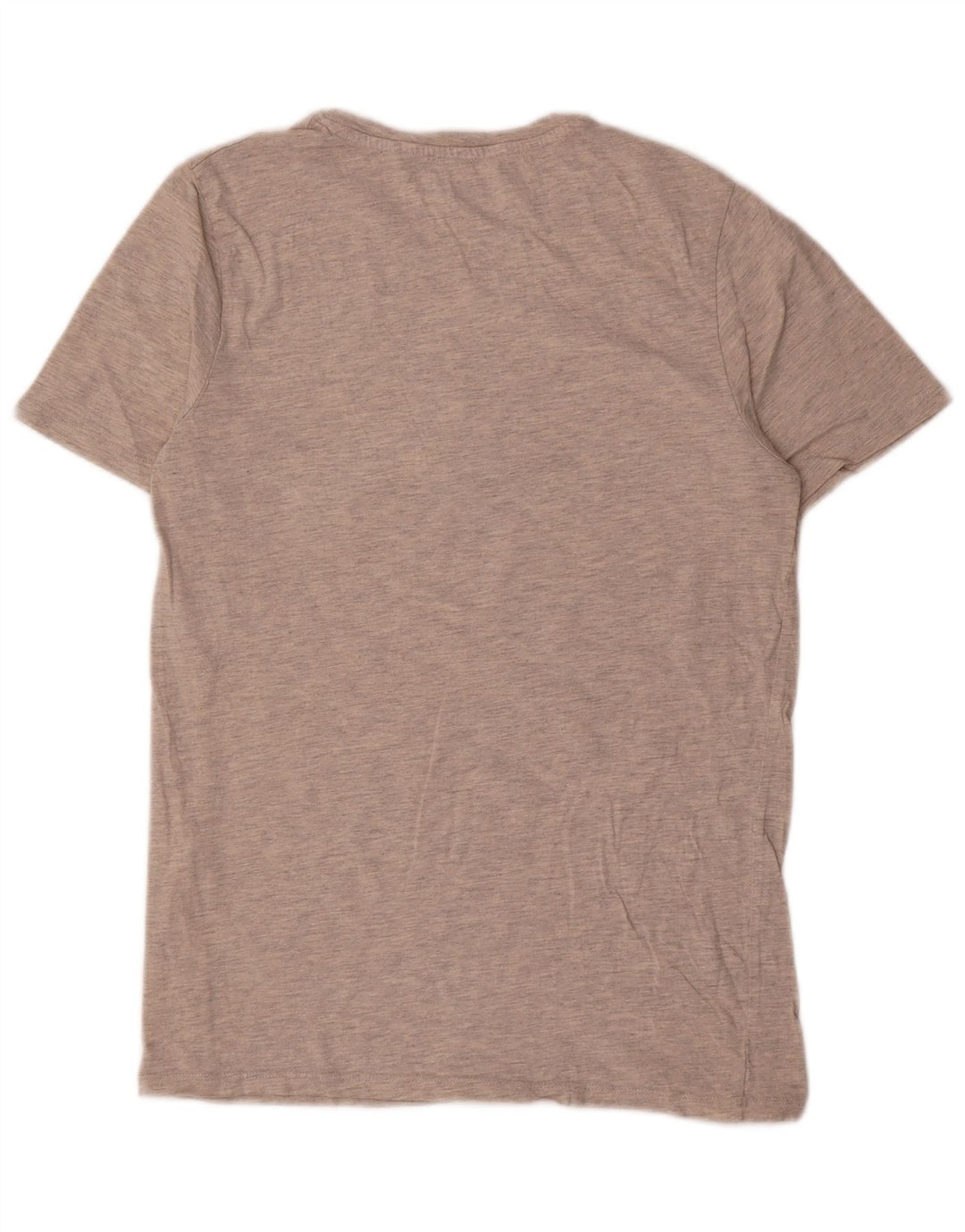 Jack & Jones T-Shirt Graphique Homme Gris Moyen Moucheté Coton