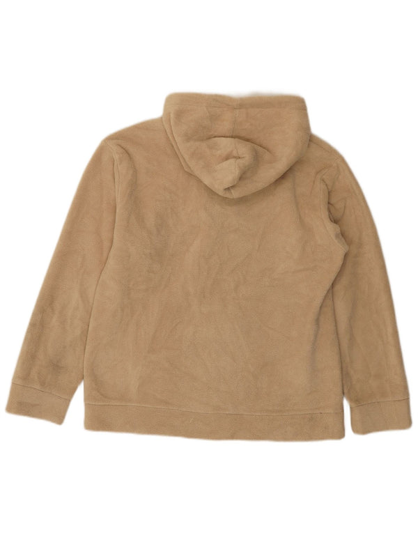 Tommy Hilfiger Veste polaire à capuche pour femme UK 18 XL Beige Polyester