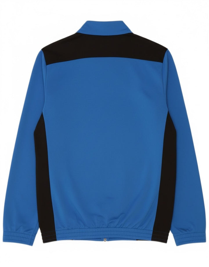 Puma Veste de survêtement pour homme Small Bleu Colorblock Polyester