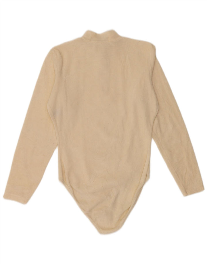 FILA Body en polaire à manches longues pour femme IT 42 Medium Off White