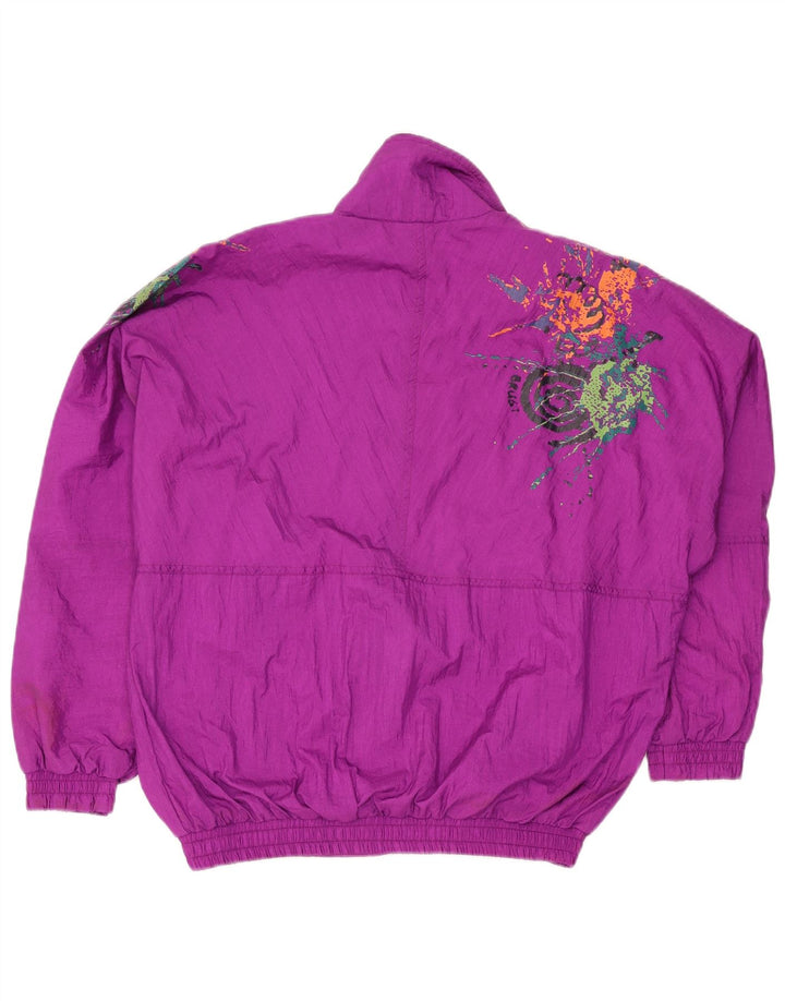 Brugi Homme Graphique Coupe Ample Survêtement Top Veste Petit Rose Polyamide