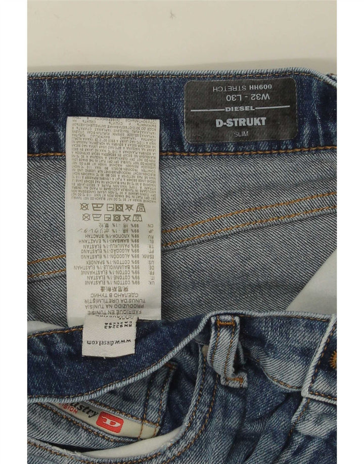 Diesel Jean D-Strukt Slim W32 L30 Homme Bleu Coton