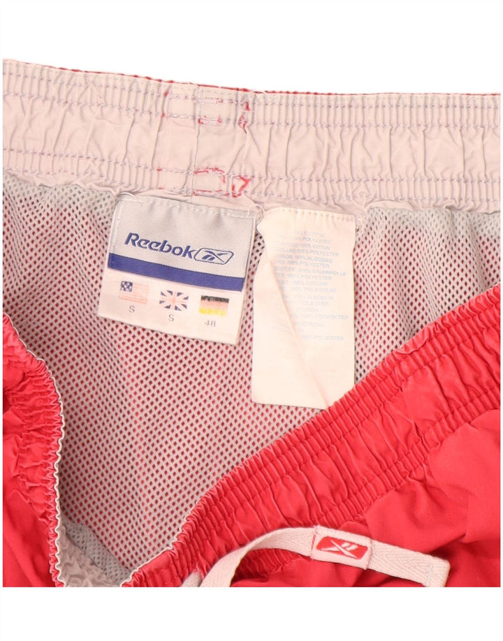 Reebok Short de Sport Homme Petit Rouge Coton