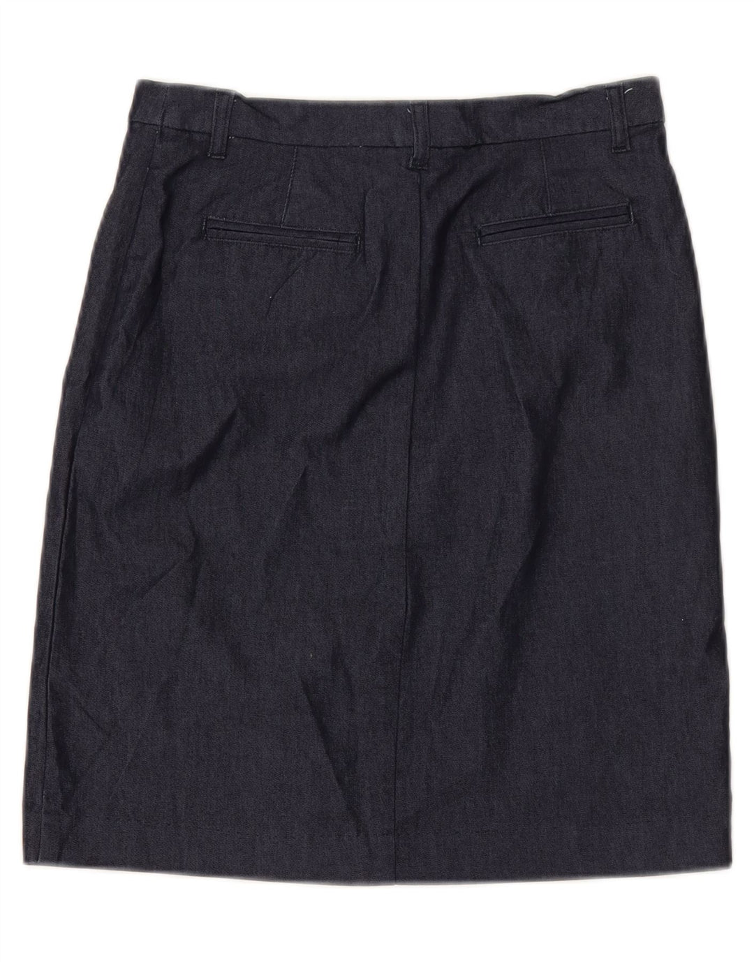 MOSSIMO Womens Straight Skirt US 4 Small W28  Navy Blue Cotton Vintage Mossimo and Second-Hand Mossimo from Messina Hembry 