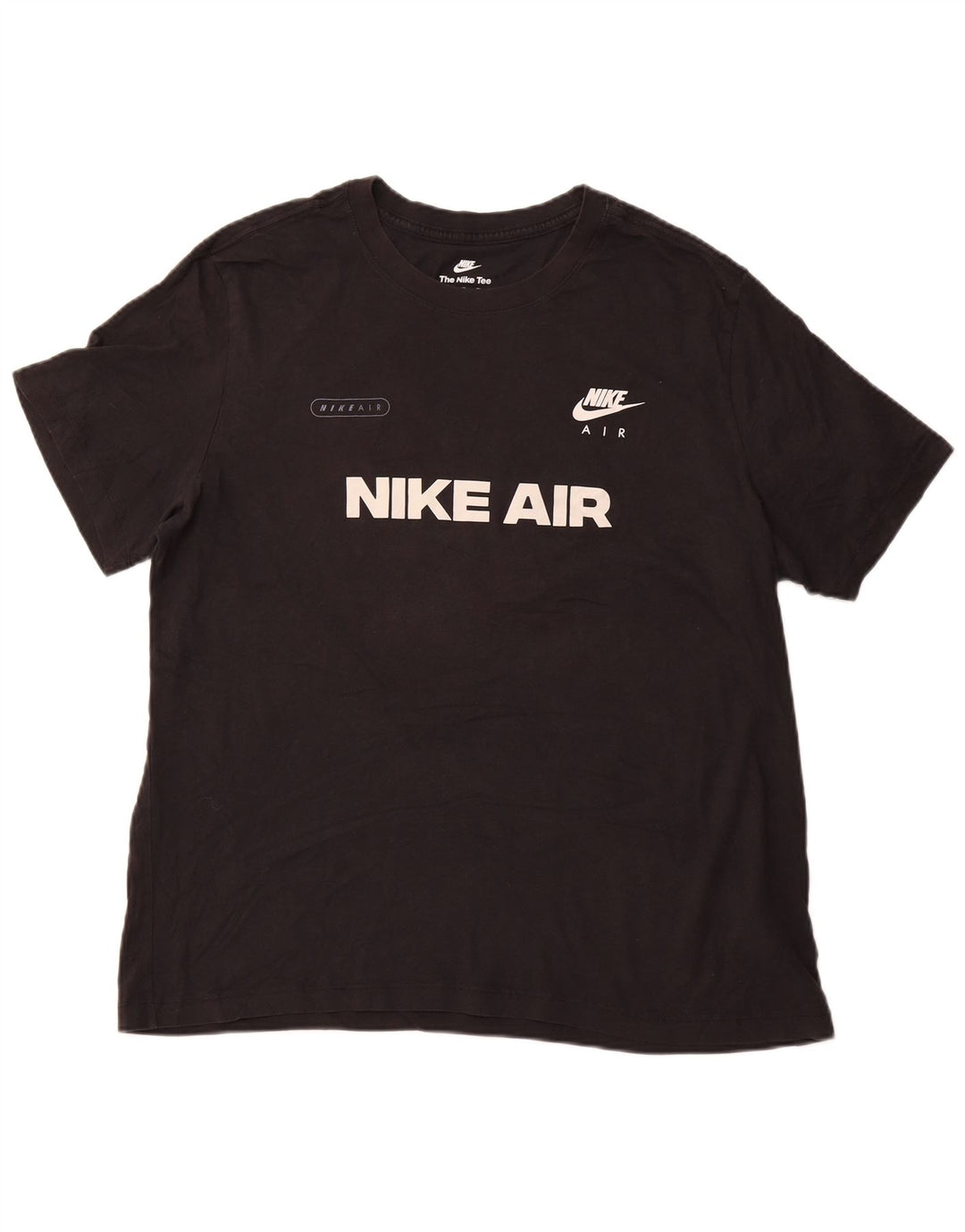 NIKE T-shirt graphique pour homme XL en coton noir
