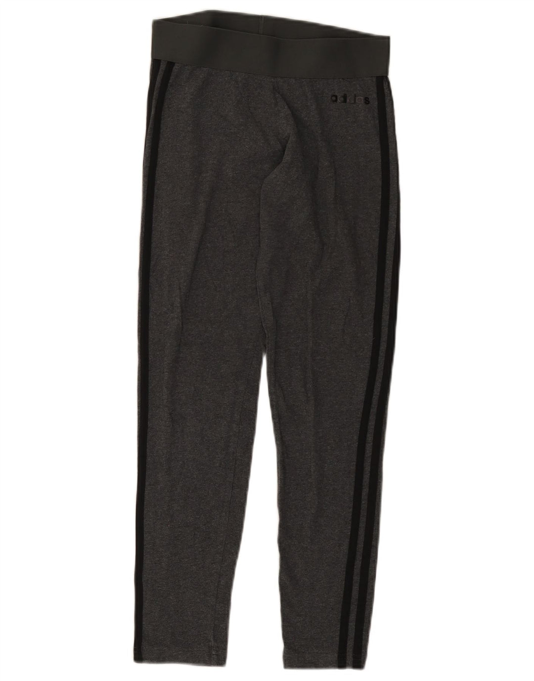 ADIDAS Leggings Femme UK 8 Petit Gris Coton