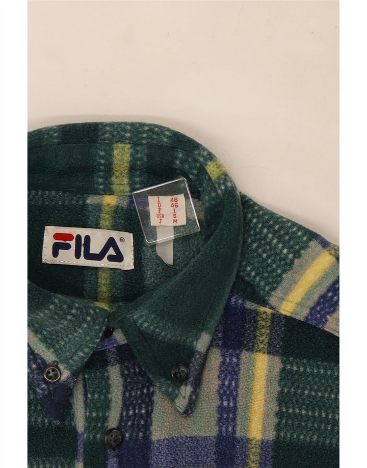 Fila Chemise polaire homme IT 46 Small Vert