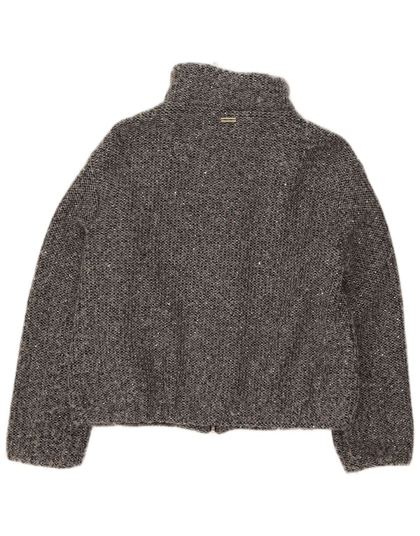 Marella Veste Bomber Femme UK 8 Petit Gris Moucheté Polyester