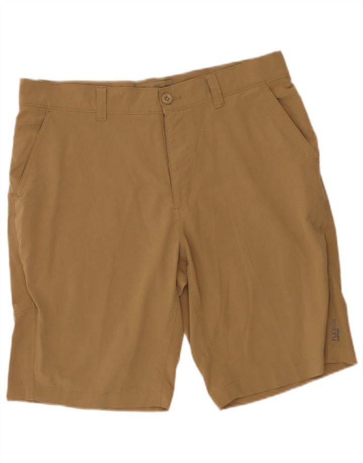 Eddie Bauer Short Chino Homme W33 Polyester Beige Moyen